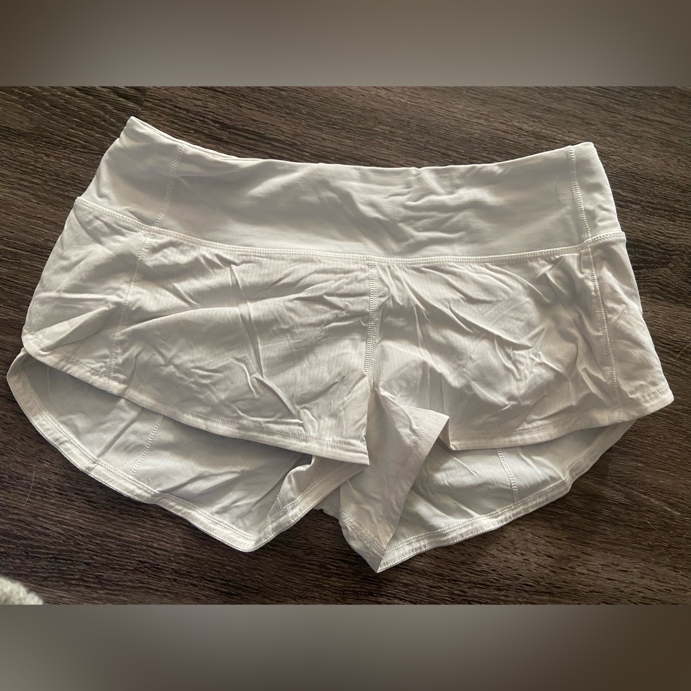 Lululemon Speed Up Short Size 4 White